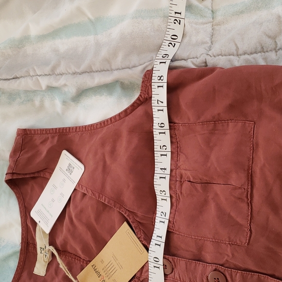 NWT Thread & Supply Tie Front Top Size M - Picture 6 of 12